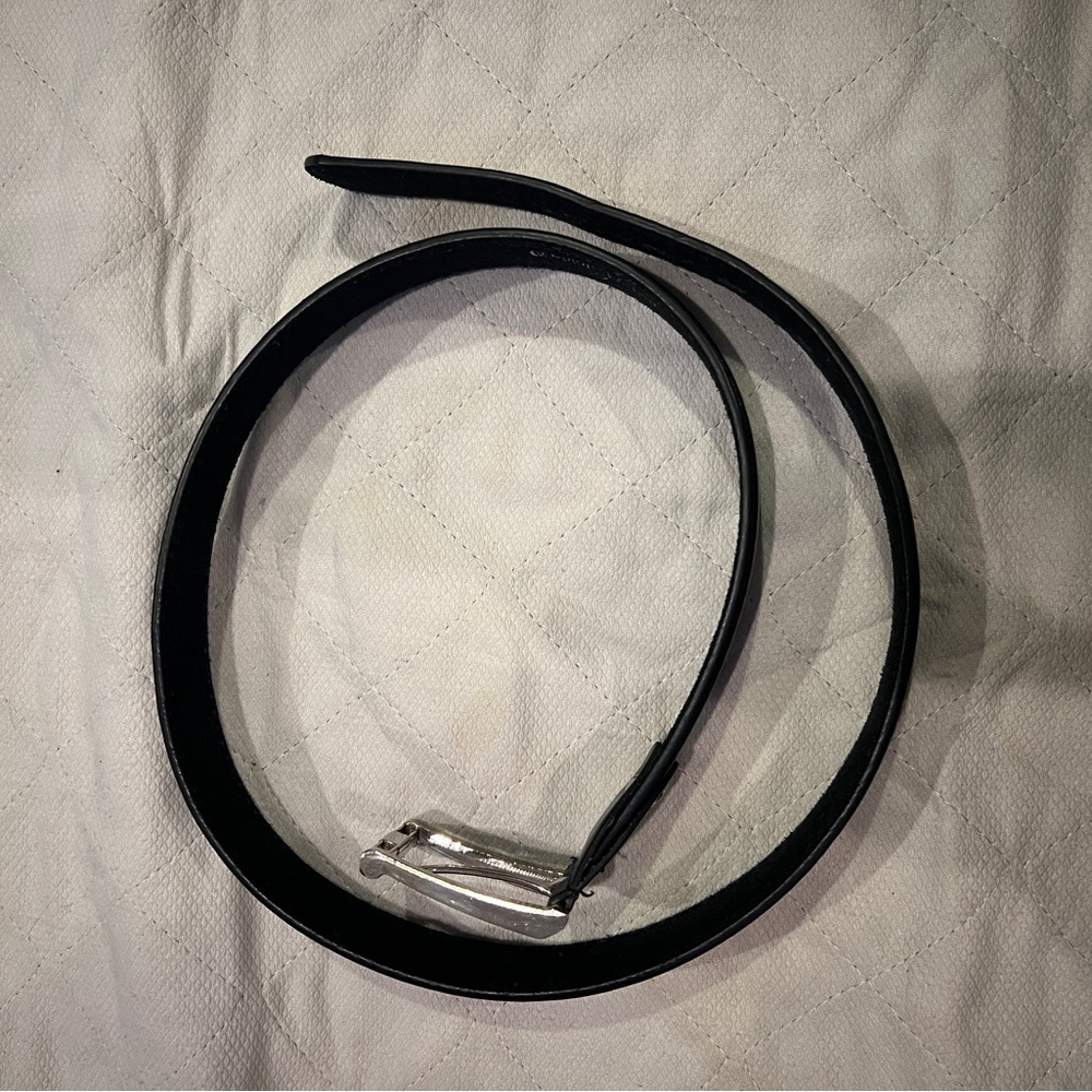Genuine Leather Black Belt | Size 32